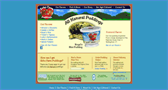 Desktop Screenshot of echofarmpuddings.com